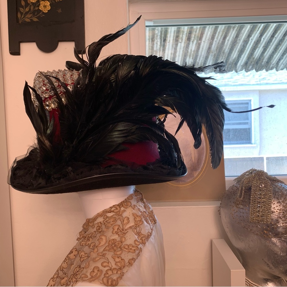 OOAK hat jeweled performance stage performer rock star musician singer festival - Picture 6 of 16
